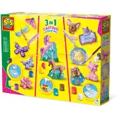 SES Creative Plaster Casting and Painting 3in1