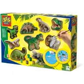 SES Creative Støbesæt - Dinosaurer - - OneSize - Kreasæt