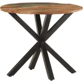 vidaXL sidebord 68x68x56 cm massivt genbrugstræ