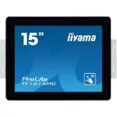 Iiyama ProLite TF1515MC-B2 - LED-skærm - 15 - åben ramme - touchscreen - 1024 x 768 - TN - 350 cd/m² - 800:1 - 8 ms - HDMI, VGA, DisplayPort - sort