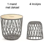 Prosperplast Uniqubo Multifunktionskurve 35/ 55l 5 Enheder