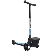 Scoot & Ride Highway Kick 2 - Reflective Steel - - OneSize - Løbehjul