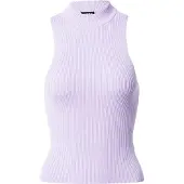 Urban Classics Short Rib Knit Turtleneck ærmeløs T-shirt