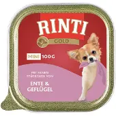 Rinti | Gold Mini | Bakke 100g - Kylling med gås 100g