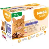 IAMS Økonomipakke: 48 x 85 g Advanced Nutrition Adult - Adult Land Mix i sauce