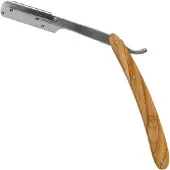 Böker Pro Barberette Olive lige barberkniv