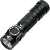 Nitecore E4K, Hånd lommelygte, Sort, Aluminium, Knapper, 2 m, 2 m