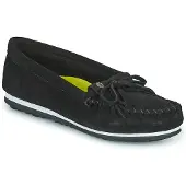 Minnetonka Mokassin 'Kilty plus' sort / hvid