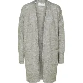 Selected Cardigan 'Lulu' grå-meleret
