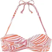 Sunseeker Bikinioverdel nude / orange / gammelrosa / hvid