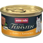 Animonda Vom Feinsten Økonomipakke: 24 x 85 g Adult Mousse - Laks & Fjerkræ