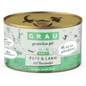 Grau Adult kornfri dåser 12 x 200 g - Kalkun & Lam