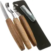 BeaverCraft Premium Spoon Carving Set With Walnut Handles