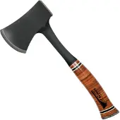 Estwing Sportsman's axe black E24ASEA leather handle, with nylon sheath