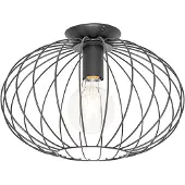 QAZQA Industriel loftslampe sort - Margarita