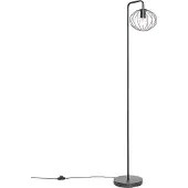 QAZQA Industriel gulvlampe sort 23 cm - Margarita