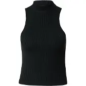 Urban Classics Short Rib Knit Turtleneck ærmeløs T-shirt