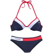 Kangaroos Bikini navy / pink / hvid