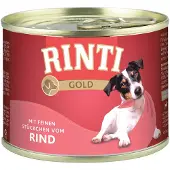 Rinti 12 x 185 g Gold + 100 g Filetto Pouch in Jelly And med Grøntsager gratis! - Oksekødsstykker