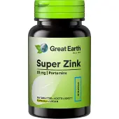 Great Earth Zink 25mg 100 tabletter