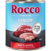 Rocco Økonomipakke Junior 24 x 800 g - Okse + kalcium
