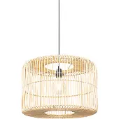 QAZQA Oriental Pendellampe Rattan 45 cm - Maud