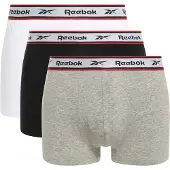 Reebok Boksershorts 'Barlow' grå-meleret / rød / sort / hvid