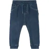 Name it Sweatpants - Noos - NbmBundo - Dark Blue Denim - - 74 - Sweatpants