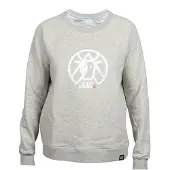 FACTORY LINKS - Sweatshirts dame - Zoé Crew Light Grey Women til UnisexBomuld - Størrelse XS - Grå
