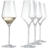 Aida Connoisseur Extravagant hvidvinsglas 40,5 cl 4-pak Clear