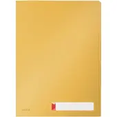 Leitz Sikkerhedsomslag med fane Cosy A4 PP gul m/3 stk. - (12 stk.)