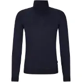BOSS Slim fit rullekravesweater i ekstra fin merinould