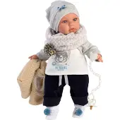 Llorens 42401 grædende Enzo-dukke 42 cm