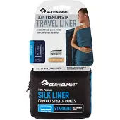 Sea to Summit Rektangulær Liner I Premiumsilke