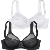 Petite fleur Minimizer sort / hvid