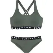 Elbsand Bikini khaki / sort / hvid