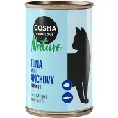 Cosma Økonomipakke: 24 x 140 g Nature - Tun & Ansjoser