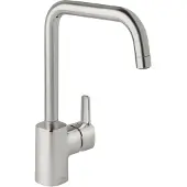 Damixa Pine køkken høj g-tud - rub clean, 8l/min, steel (pvd)