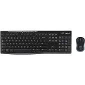 Logitech MK270-sæt – tastatur og mus – trådløst DE – sort