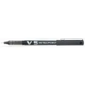 Pilot Hi-Tecpoint V5 - Rollerball-pen - sort - vandbaseret blæk - 0.5 mm - ekstrafin - (12 stk.)