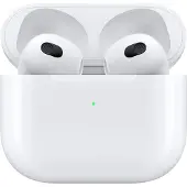 Apple AirPods with Lightning Charging Case - 3. generation - ægte trådløse øretelefoner med mik. - ørespids - Bluetooth - hvid