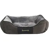 Scruffs & Tramps Chester Box Bed hundekurv graphite