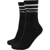 Gorilla wear Crew Socks 2-Pack, Black