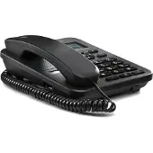 Motorola CT202 fastnettelefon med ledning og håndfri højttalertelefon - sort