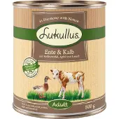 Lukullus Økonomipakke Adult 24 x 800 g - And & Kalv (kornfri)