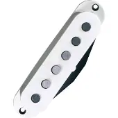 Dimarzio DP117 HS-3 Hum Cancelling Strat Single Coil Pickup White