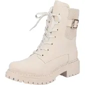 Rieker Snørestøvletter lysebeige