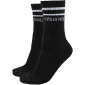 Gorilla wear Crew Socks 2-Pack, Black