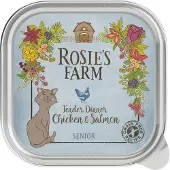 Rosie's Farm Senior 16 x 100 g - Kylling & Laks