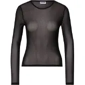 Noisy May Langærmet Mesh Top